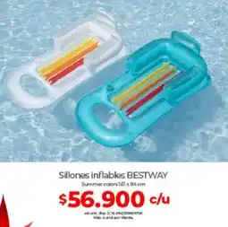 Olímpica Bestway sillones inflables summer colors oferta
