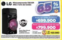 Alkomprar Lg minicomponente xboom rncs torre de sonido oferta