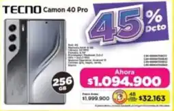 Alkomprar Tecno camon 40 pro oferta