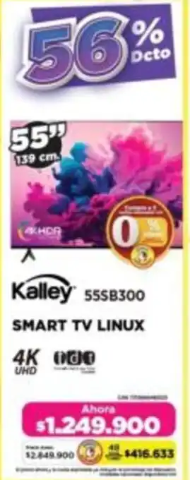 Kalley smart tv 55"