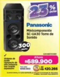 Alkomprar Panasonic minicomponente SC-UA30 torre de sonido oferta