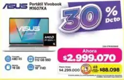Alkomprar Asus portátil vivobook M1607KA oferta