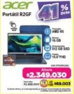 Alkomprar Acer portátil R2GF oferta