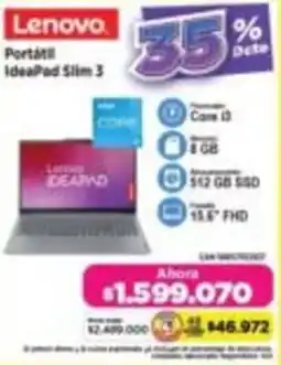 Alkomprar Lenovo portátil ideapad slim 3 oferta