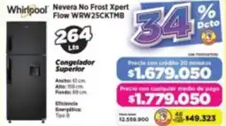 Alkomprar Whirlpool nevera no frost xpert oferta