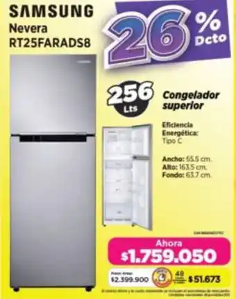 Samsung nevera RT25FARADS8