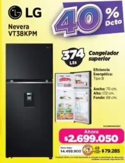 Alkomprar Lg nevera VT38KPM oferta