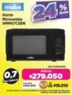 Alkomprar Mabe microondas HMM07CEBN oferta
