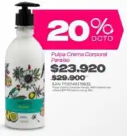 Alkomprar Pulpa crema corporal paraiso oferta