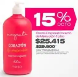 Alkomprar Crema corporal corazón de melocotón oferta