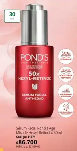 Nova Venta Pond's sérum facial age oferta