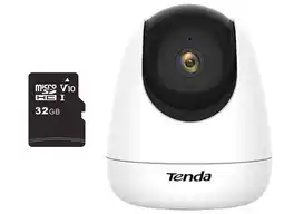 Falabella CÁMARA DE SEGURIDAD WIFI INTELIGENTE 2MP INTERIOR LENTE 360°+SD32GB oferta