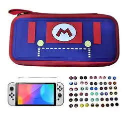 Falabella Estuche Edicion Vestido + Vidrio + 2 Grips Compatible Con Switch Oled oferta