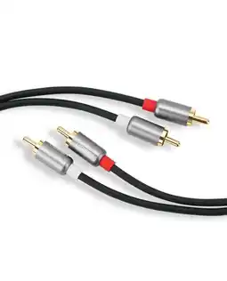 Falabella Cable Auxiliar Audio 2RCA a 2RCA Conector Macho Estéreo 1.5 m oferta