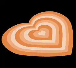 Falabella Mouse Pad Forma Corazón Lindo Kawaii Gamer Tierno Mujer Niña Naranja oferta