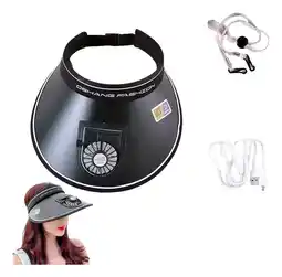 Falabella Sombrero Gorra Visera Para El Sol Con Ventilador Recargable N oferta
