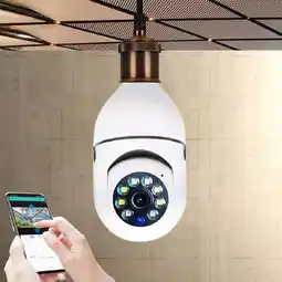 Falabella Camara de Vigilancia Robotica Bombillo 360º con wifi App V380Pro oferta