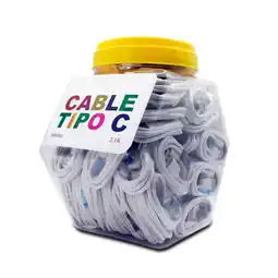 Falabella Paquete 100 Cables USB Tipo C Alta Resistencia 70 Cm Longitud Carga oferta