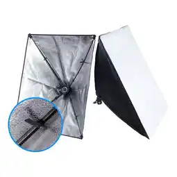 Falabella Softbox Con Socket X1 Bombillo Kit Iluminación Stand Fotografia oferta