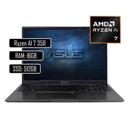 Falabella PORTATIL AMD RYZEN AI 7 350 RAM 16GB DDR5 SSD 512GB 16 WUXGA oferta