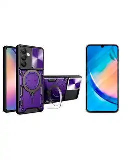 Falabella Estuche Prot Camara Soporte Compatible con Samsung A34 morado ehidroge oferta