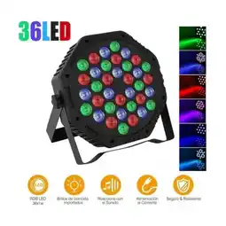 Falabella Luz Dj Para Bar O Discoteca 36 Led Activada Por Sonido oferta