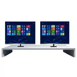 Falabella Elevador Monitor, Soporte De 2 Pantallas Pc Blanco oferta