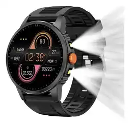 Falabella Reloj Inteligente Táctico Con Linterna Pasos Ritmo Cardiáco oferta