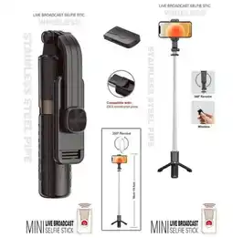 Falabella Trípode Ajustable 73 cm con Control Bluetooth y Soporte Giratorio para Celular oferta