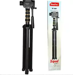 Falabella Trípode Profesional 1.96 m con Paneo/Tilt, Nivel, Soporte Celular oferta