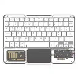 Falabella Combo Teclado Y Mouse Bluetooth Recargable Kb-333 Blanco oferta