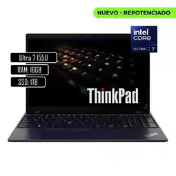 Falabella Portatil Thinkpad E16 Ultra 7 155U Ram 16Gb Ssd 1TB Win11 Pro 16P oferta