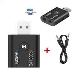 Falabella Adaptador Bluetooth 5.0 Usb 2 En 1 Para Pc/tv/auto/hogar oferta