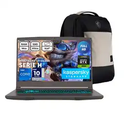 Falabella Portátil Gamer Thin 15 Intel Core I7 13620h Ram 16gb Ssd 512gb Rtx 3050 oferta