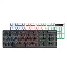 Falabella Teclado Membrana Gamer rgb Jertech K348 Negro oferta
