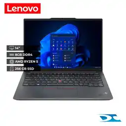 Falabella Combo Portatil Thinkpad E14 G5 Amd Ryzen 5 5625U/Ram 8GB /256GB SSD /14 /W11P + Antivirus oferta