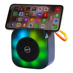 Falabella Parlante Portátil con Luz LED y Soporte para Móvil oferta