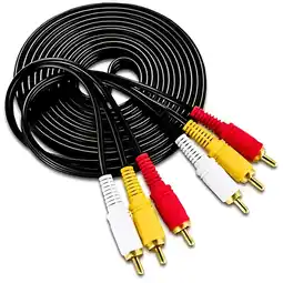 Falabella Cable RCA 1.5 Metros 15 Feet Conexion Audio Video oferta