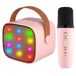 Falabella Kit Parlante Y Micrófono Karaoke Para Niños Bluetooth Led K11 oferta