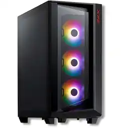 Falabella CAJA ATX BATTLECRUISER / 4 COOLER / 2 VIDRIOS TEMPLADOS / NEGRO oferta