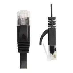 Falabella Cable De Red Ethernet Cat6 Utp De 0,5m Negro 1000 Mbps oferta