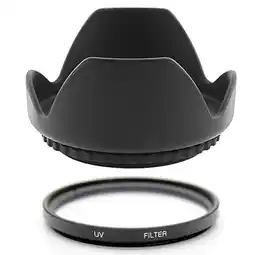 Falabella Kit 55mm Parasol + Filtro UV para Canon Yongnuo Nikon Sony oferta