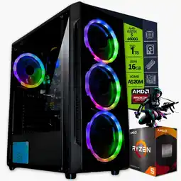 Falabella TORRE GAMER RYZEN 5 4600G/ 16GB RAM / SSD 1TB / BOARD A520M oferta