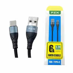 Falabella Cable De Carga Y Datos 6a 1 Metro Tipo C Acordonado S-20 Pzx oferta