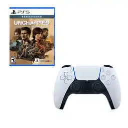 Falabella Control 5 Blanco Con Juego Uncharted Coleccion Ps5 oferta
