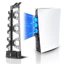 Falabella Base ventilador refrigerante Led-USB Ps5 FAT-Disc-Digital oferta