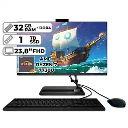 Falabella TODO EN UNO AMD RYZEN 7-7730U 32GB RAM 1TB SSD 238″ FHD oferta