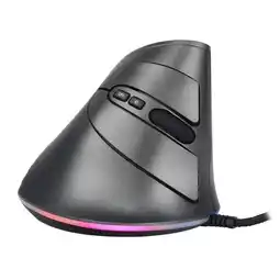 Falabella Combo Mouse Vertical Alambrico Usb + Mouse Pad Gamer Grueso oferta