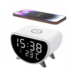 Falabella Reloj Despertador Con Pantalla Digital Carga Inalámbrica Y23 oferta