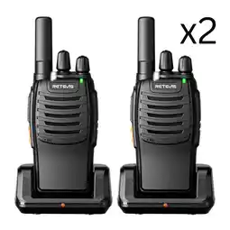 Falabella 2 Radios Walkie Talkie Retevis H-777 Linterna Compactos Originales oferta